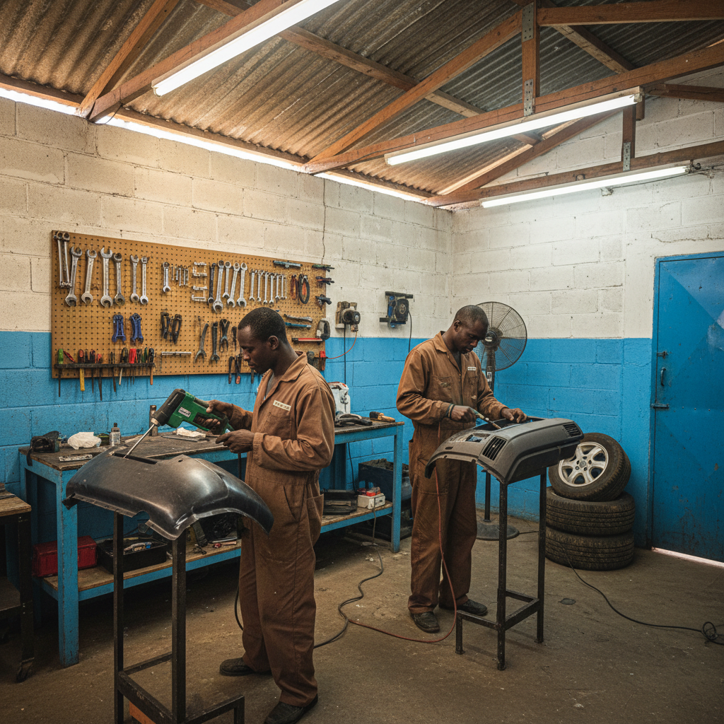 LesCourt workshop team at work